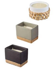 Concrete Citrine Candle