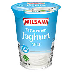 Joghurt 1,5 % Fett 500 g, milder Naturjoghurt, fettarm