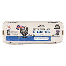 British Large Free Range Eggs  12 Pack
