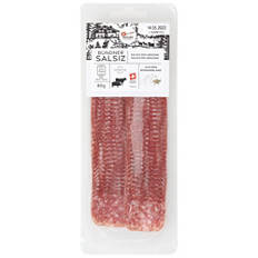 Bündner Salsiz mini, geschnitten