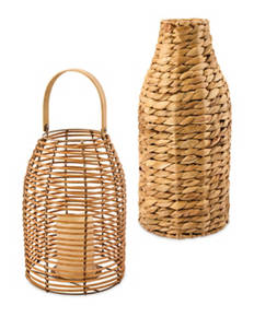 LED Woven Lantern/Vase