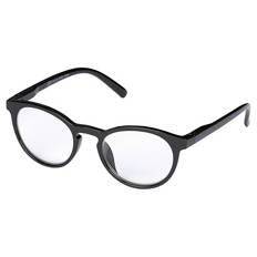 Lesebrille, Plastik, Schwarz, 1.0