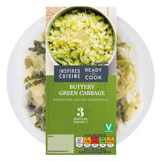 INSPIRED CUISINE, Mashed Turnip/Green Cabba, Green Cabbage