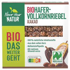 Bio-Hafervollkorn-Riegel 105 g, Schoko