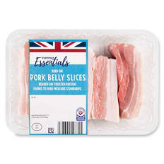 Rind On Pork Belly Slices