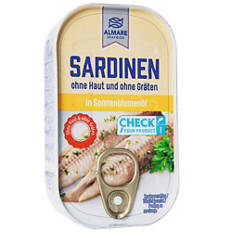 Sardine in olio di girasole