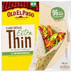 Tortillas, sottili