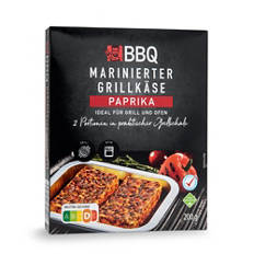 Marinierter Grillkäse, Paprika