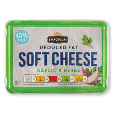 Reduced Fat Soft Cheese Garlic & Herbs