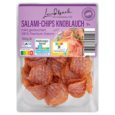 Salami Chips 100 g, Knoblauch
