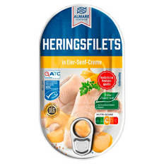 Heringsfilet 200 g, Eier-Senfcreme