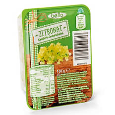 Kandírozott gyümölcs, citromhéj, 100 g