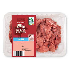 Irish Diced Steak Family Pack