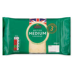 British Medium Cheddar Cheese