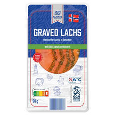 Lachs-Vielfalt 90 g, Räucherlachs