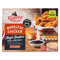 Boneless Chicken Thigh Tenders with a BBQ Sauce