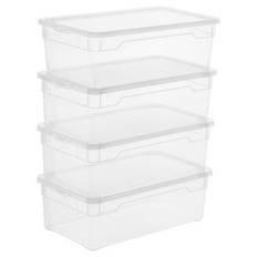 Klarsichtboxen sortiert, 4 x 4, Box 5 l