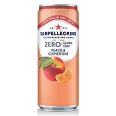 Szénsavas üdítőital, őszibarack-mandarin zero, 0,33 l