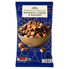 Maple Peanuts Fudge and Raisin