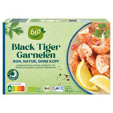 Bio-Garnelen 180 g, Black Tiger