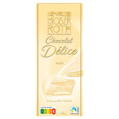 Gefüllte Schokolade 150 g, weiß