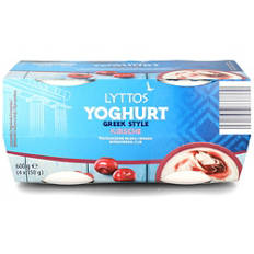 Yogurt alla frutta alla greca, ciliegia
