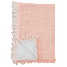 Musselin Decke, Rosa