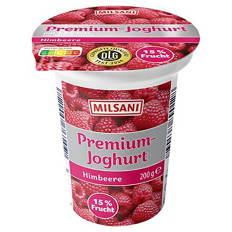 Premium-Joghurt 200 g, Himbeere