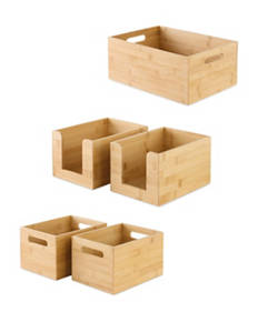 Bamboo Pantry Bins