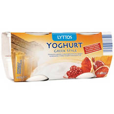 Yogourt aux fruits à la grecque, framboise-figue