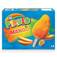 Pirulo pálcikás jégkrém, mangóízű, 3 darab