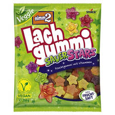 NIMM 2 Lachgummi Veggie 250 g, Saure Stars