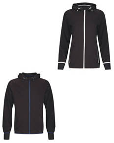 Adults' Running Jacket Black/White