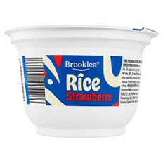 Strawberry Rice Pudding