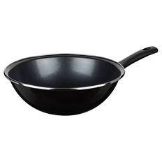 Wokpfanne, 26 cm, Wok Schwarz