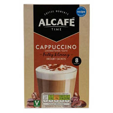 Unsweetened Cappuccino Instant Sachets 8 Pack