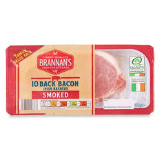 Irish Smoked Back Bacon 10 Pack