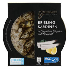 Brisling Sardinen, Limone-Thymian
