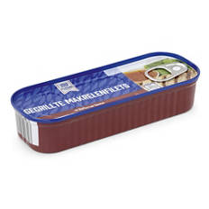 Filetti di sgombro alla griglia, salsa BBQ