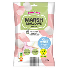 Vegane Fruchtgummis 150 g, Vegane Marsh Mallows