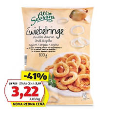 Zelenjavni prigrizek, čebulni obročki