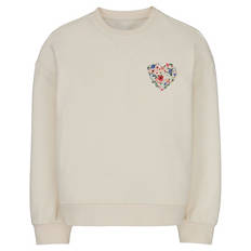 Damen Sweatshirt, weiß, S 36/38