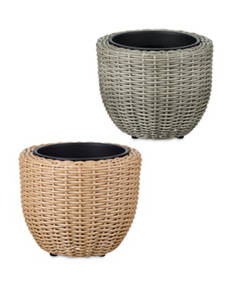 Rattan Effect Planter