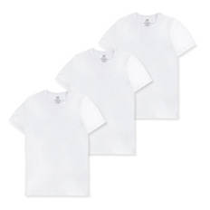 Herren Basic T-Shirt 3er Pack, Weiß, M