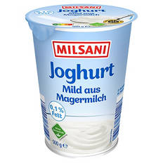 Joghurt mild aus Magermilch, 0,1 % Fett, 500 g