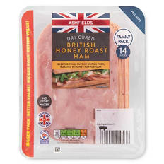 British Dry Cured Honey Roast Ham 14 Slices
