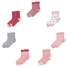 Kinder Söckchen 7er-Pack, Bloem, 23/26