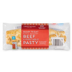 Puff Pastry Beef & Vegetable Pasty