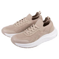 Damen und Herren Komfort-Sneaker, Beige, 37