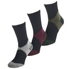 Chaussettes pour femmes/hommes, gris clair/gris foncé, longues, 35/38